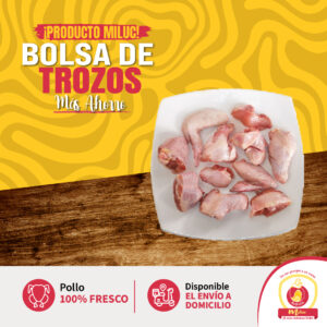 Bolsa de trozos de pollo