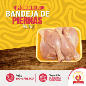 Bandeja pierna sin piel