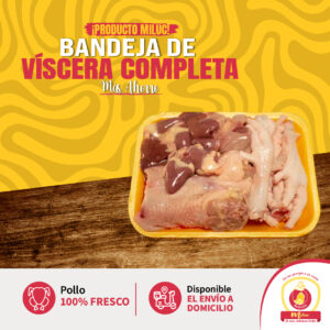 Bandeja de vísceras completa
