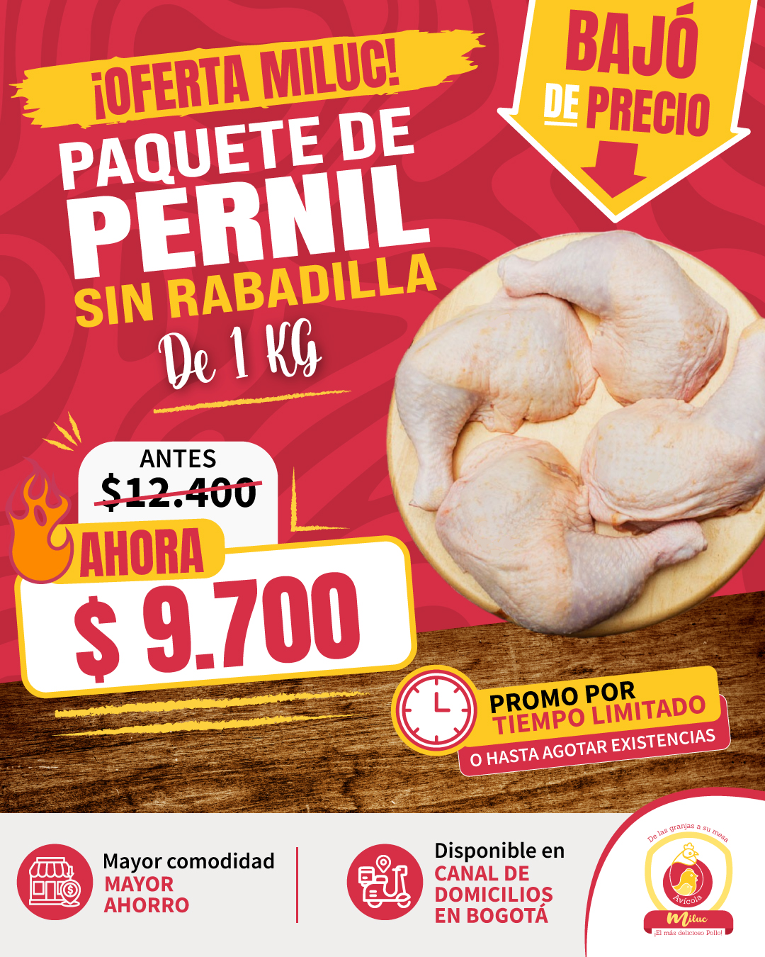 Baja de precio en gallina